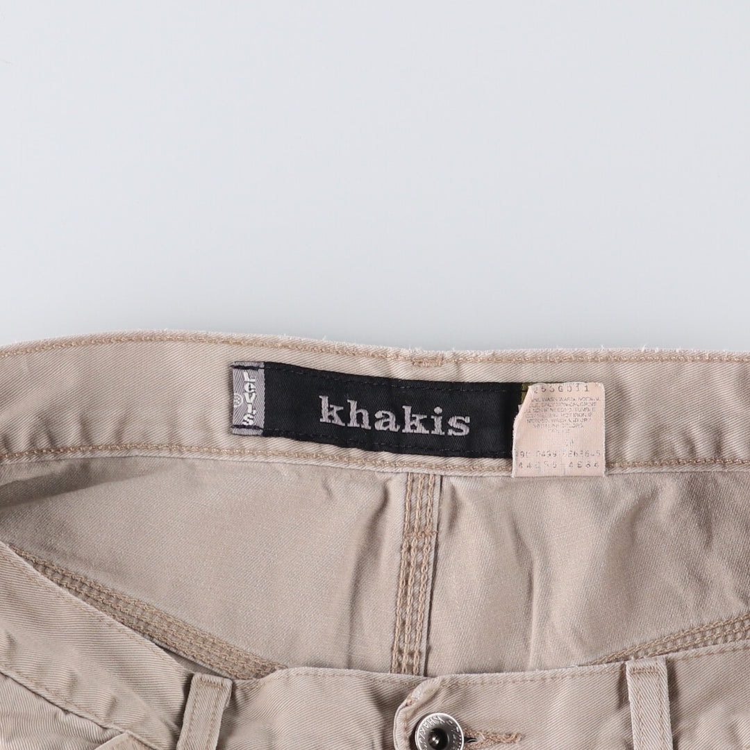 90'S Levi's Silver Tab Khakis Chino Pants, Men's, Size W32, Vintage unclear Beige type Vintage Second Hand