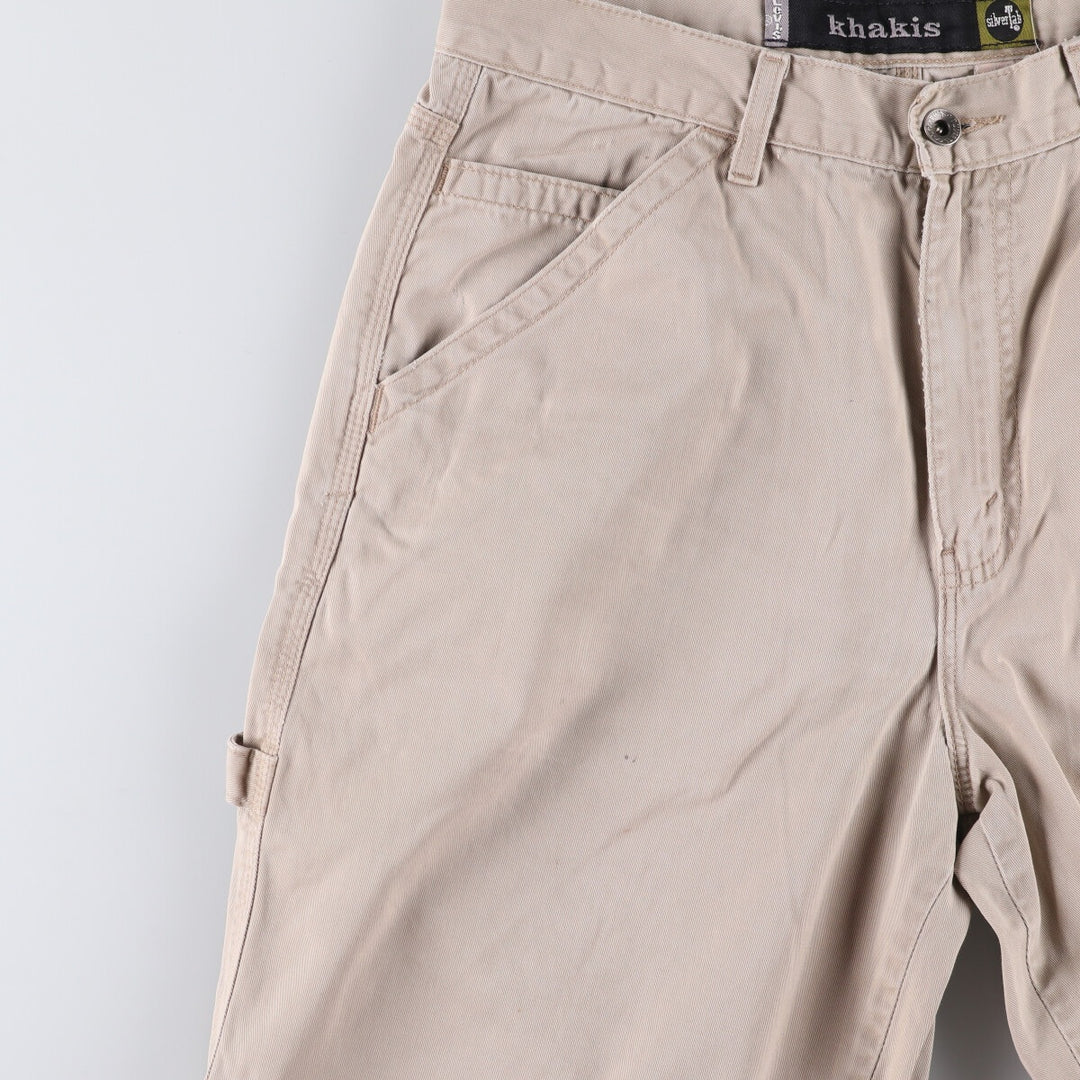 90'S Levi's Silver Tab Khakis Chino Pants, Men's, Size W32, Vintage unclear Beige type Vintage Second Hand