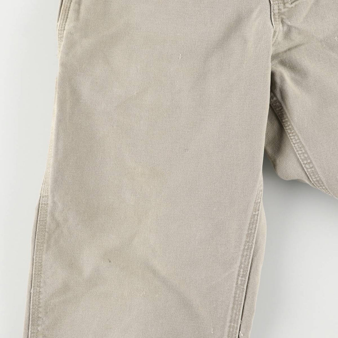 2000'S Carhartt Dungaree Fit Duck Painter Pants, Men's, Size W31 cotton Khaki type Vintage Second Hand