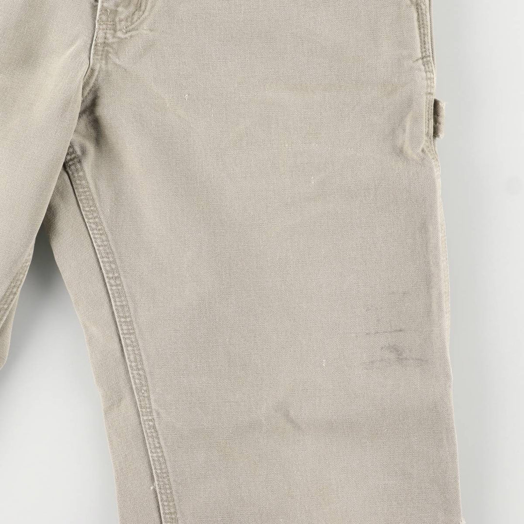 2000'S Carhartt Dungaree Fit Duck Painter Pants, Men's, Size W31 cotton Khaki type Vintage Second Hand