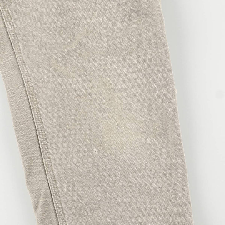2000'S Carhartt Dungaree Fit Duck Painter Pants, Men's, Size W31 cotton Khaki type Vintage Second Hand