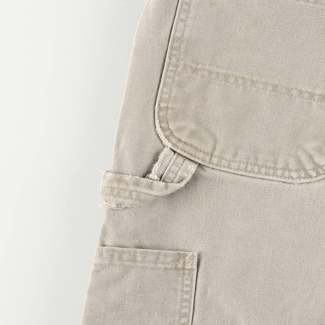 2000'S Carhartt Dungaree Fit Duck Painter Pants, Men's, Size W31 cotton Khaki type Vintage Second Hand