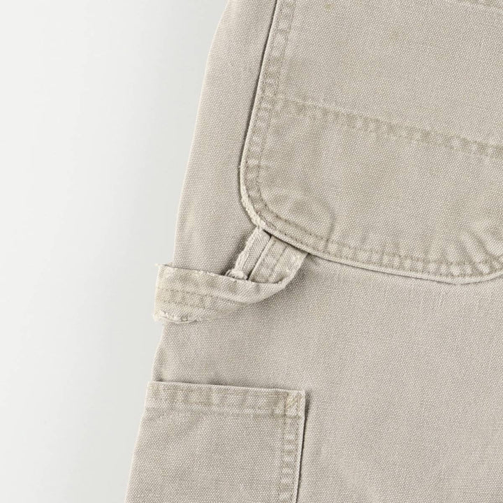 2000'S Carhartt Dungaree Fit Duck Painter Pants, Men's, Size W31 cotton Khaki type Vintage Second Hand
