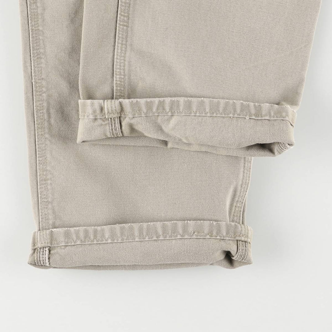 2000'S Carhartt Dungaree Fit Duck Painter Pants, Men's, Size W31 cotton Khaki type Vintage Second Hand