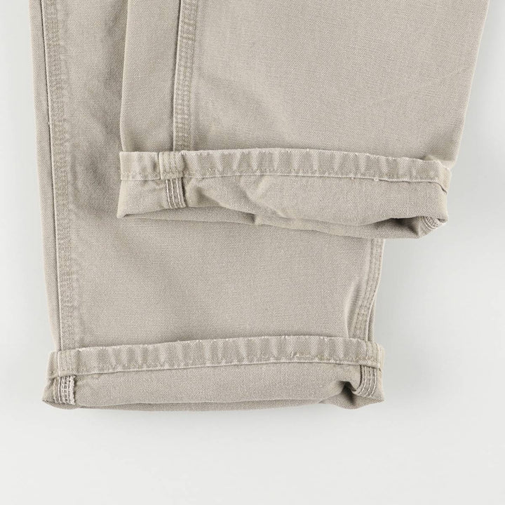 2000'S Carhartt Dungaree Fit Duck Painter Pants, Men's, Size W31 cotton Khaki type Vintage Second Hand