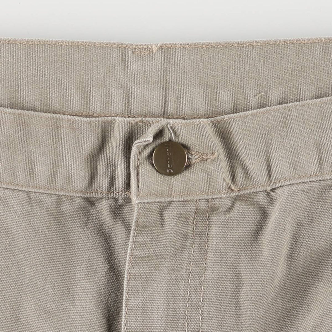 00'S Carhartt Dungaree Fit Duck Painter Pants Men's W36 cotton Khaki type Vintage Second Hand