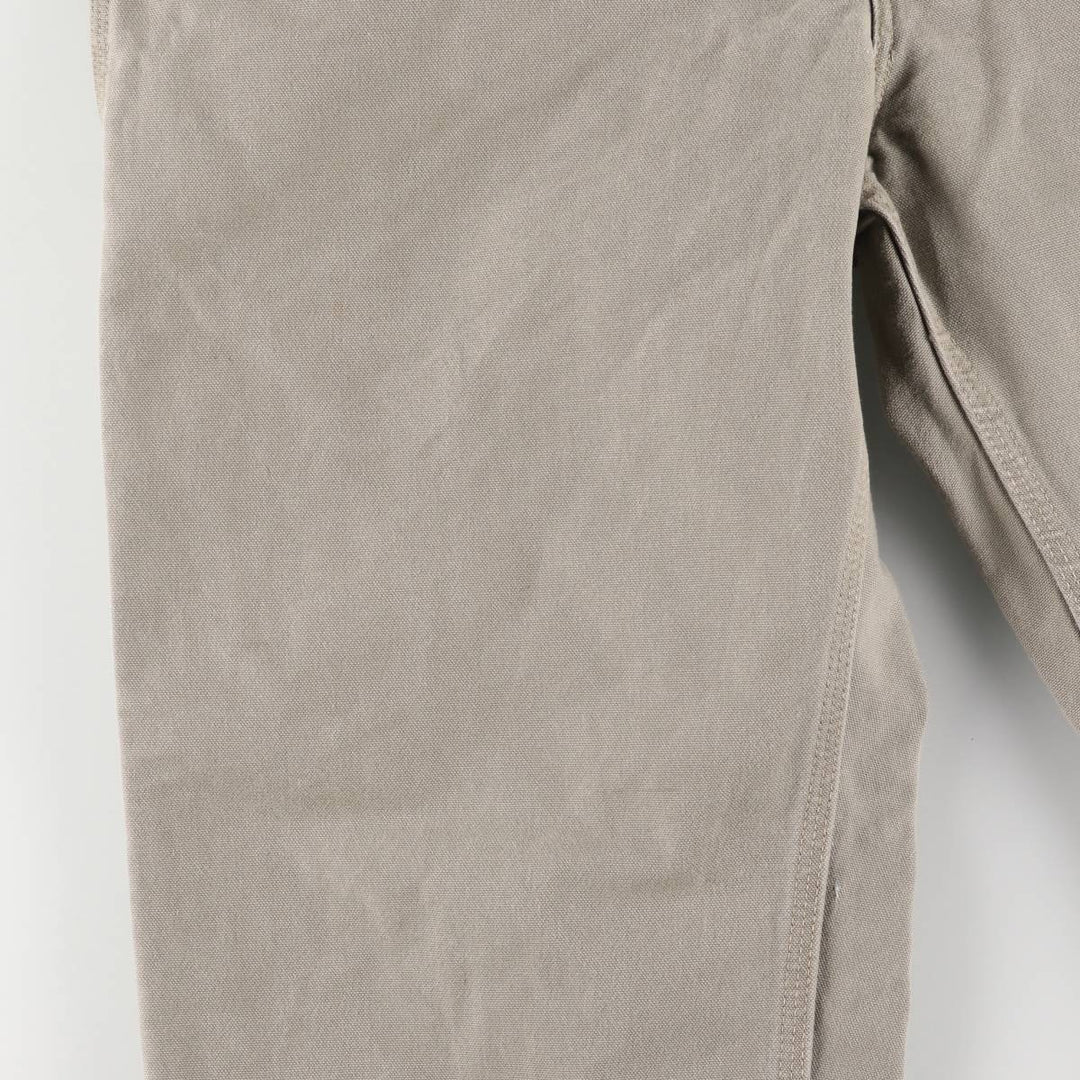 00'S Carhartt Dungaree Fit Duck Painter Pants Men's W36 cotton Khaki type Vintage Second Hand