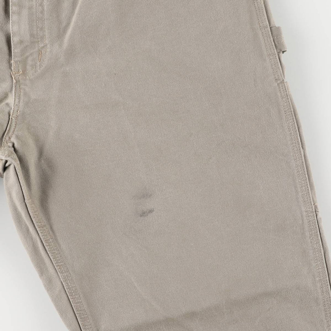 00'S Carhartt Dungaree Fit Duck Painter Pants Men's W36 cotton Khaki type Vintage Second Hand