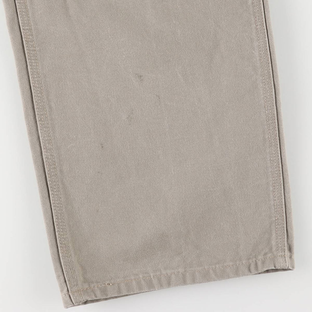 00'S Carhartt Dungaree Fit Duck Painter Pants Men's W36 cotton Khaki type Vintage Second Hand