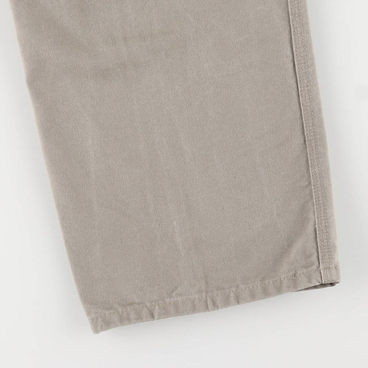 00'S Carhartt Dungaree Fit Duck Painter Pants Men's W36 cotton Khaki type Vintage Second Hand