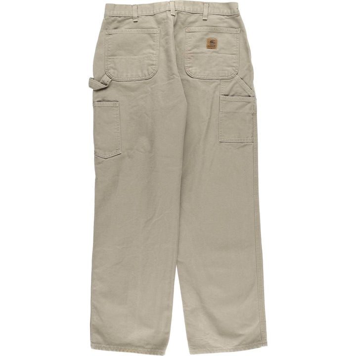 Dickies Original Dungaree Fit Duck Painter Pants, Men's, Size 34 cotton Khaki type Vintage Second Hand