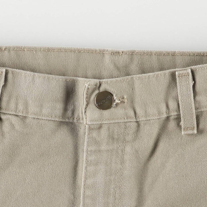 Dickies Original Dungaree Fit Duck Painter Pants, Men's, Size 34 cotton Khaki type Vintage Second Hand