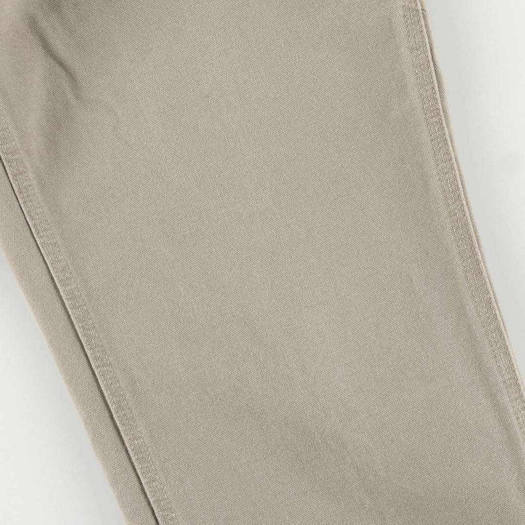Dickies Original Dungaree Fit Duck Painter Pants, Men's, Size 34 cotton Khaki type Vintage Second Hand