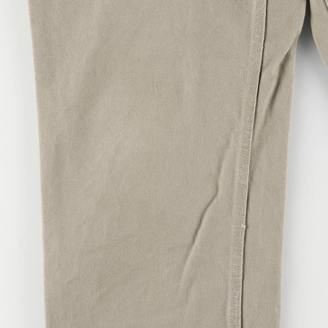Dickies Original Dungaree Fit Duck Painter Pants, Men's, Size 34 cotton Khaki type Vintage Second Hand
