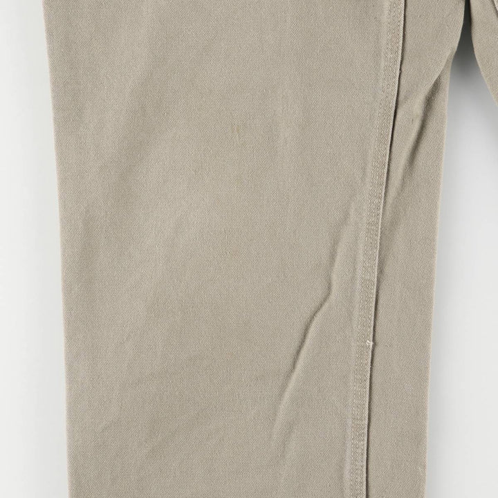 Dickies Original Dungaree Fit Duck Painter Pants, Men's, Size 34 cotton Khaki type Vintage Second Hand