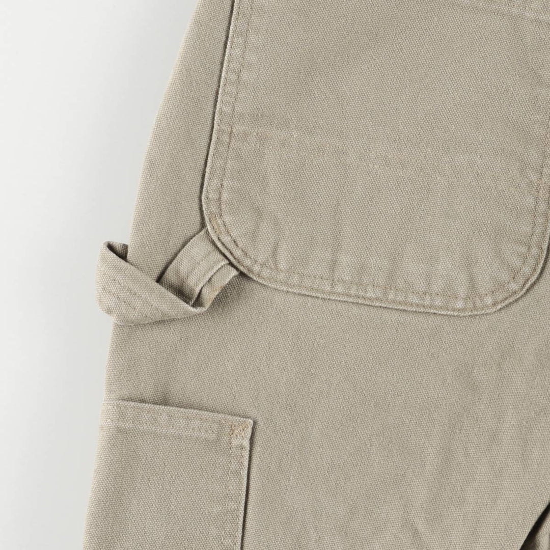 Dickies Original Dungaree Fit Duck Painter Pants, Men's, Size 34 cotton Khaki type Vintage Second Hand