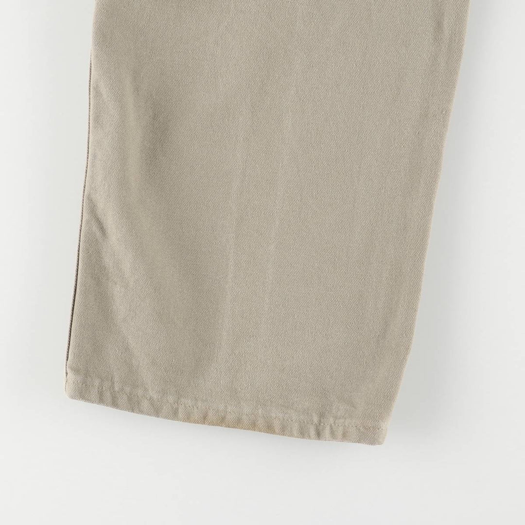 Dickies Original Dungaree Fit Duck Painter Pants, Men's, Size 34 cotton Khaki type Vintage Second Hand