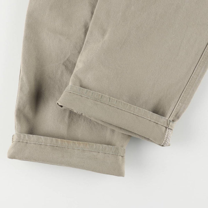 Dickies Original Dungaree Fit Duck Painter Pants, Men's, Size 34 cotton Khaki type Vintage Second Hand