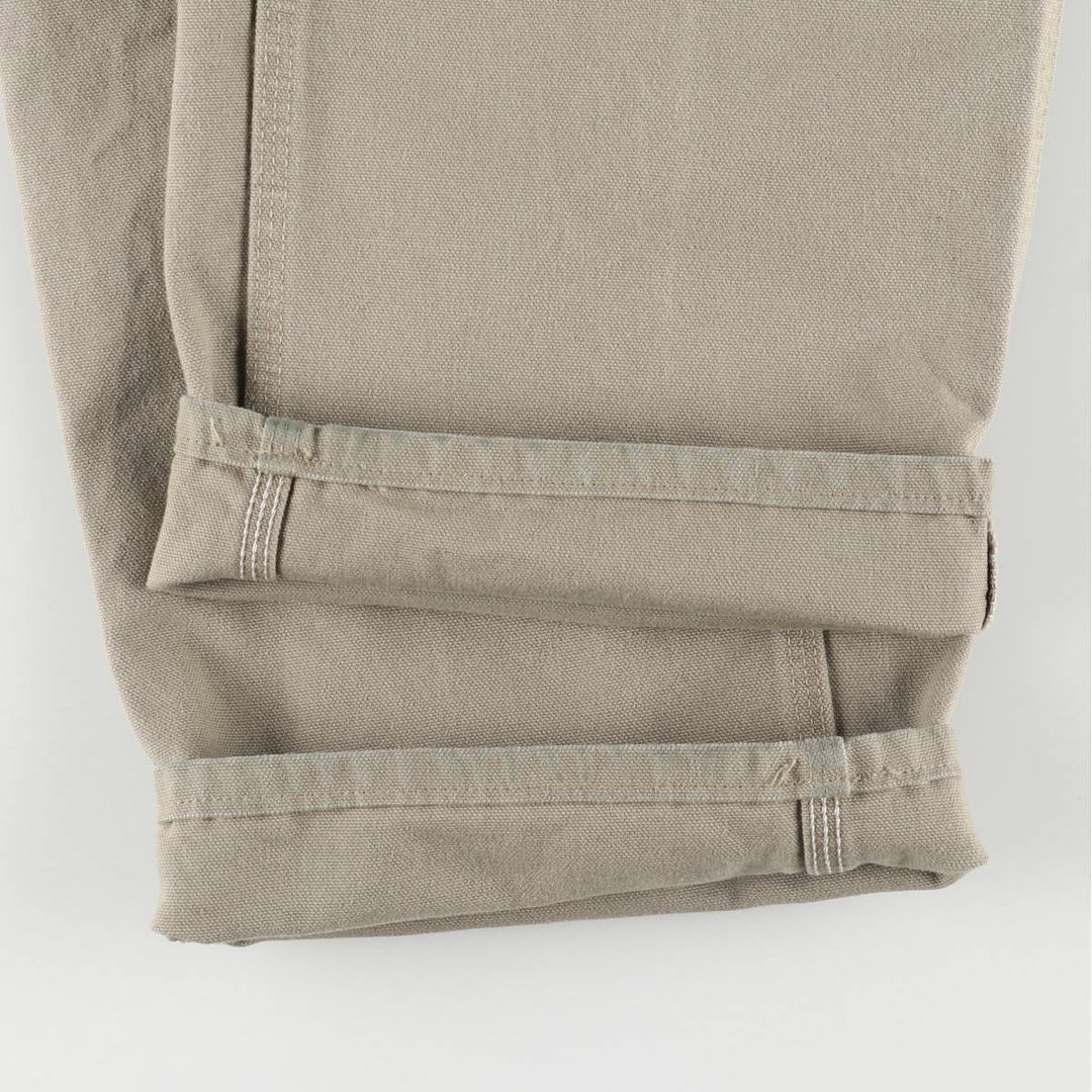 Dickies Original Dungaree Fit Duck Painter Pants, Men's, Size 34 cotton Khaki type Vintage Second Hand