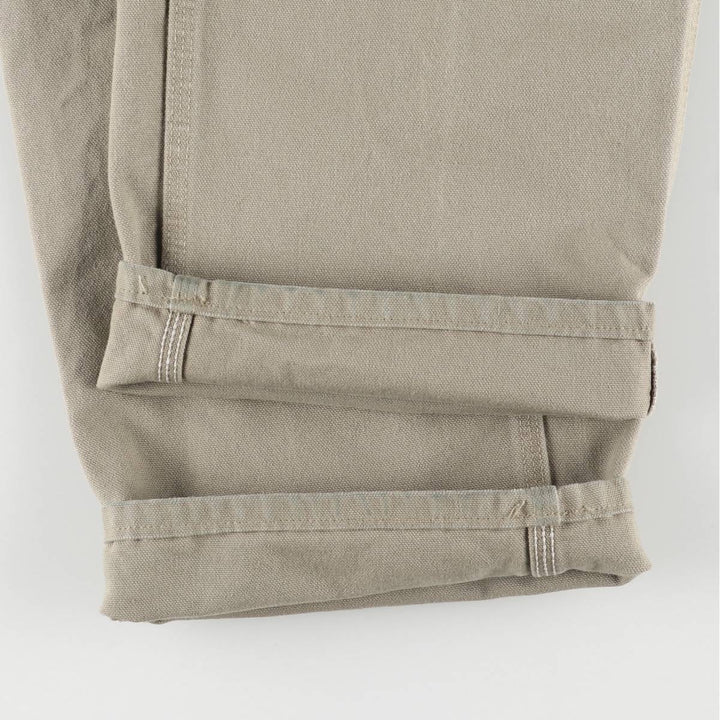 Dickies Original Dungaree Fit Duck Painter Pants, Men's, Size 34 cotton Khaki type Vintage Second Hand