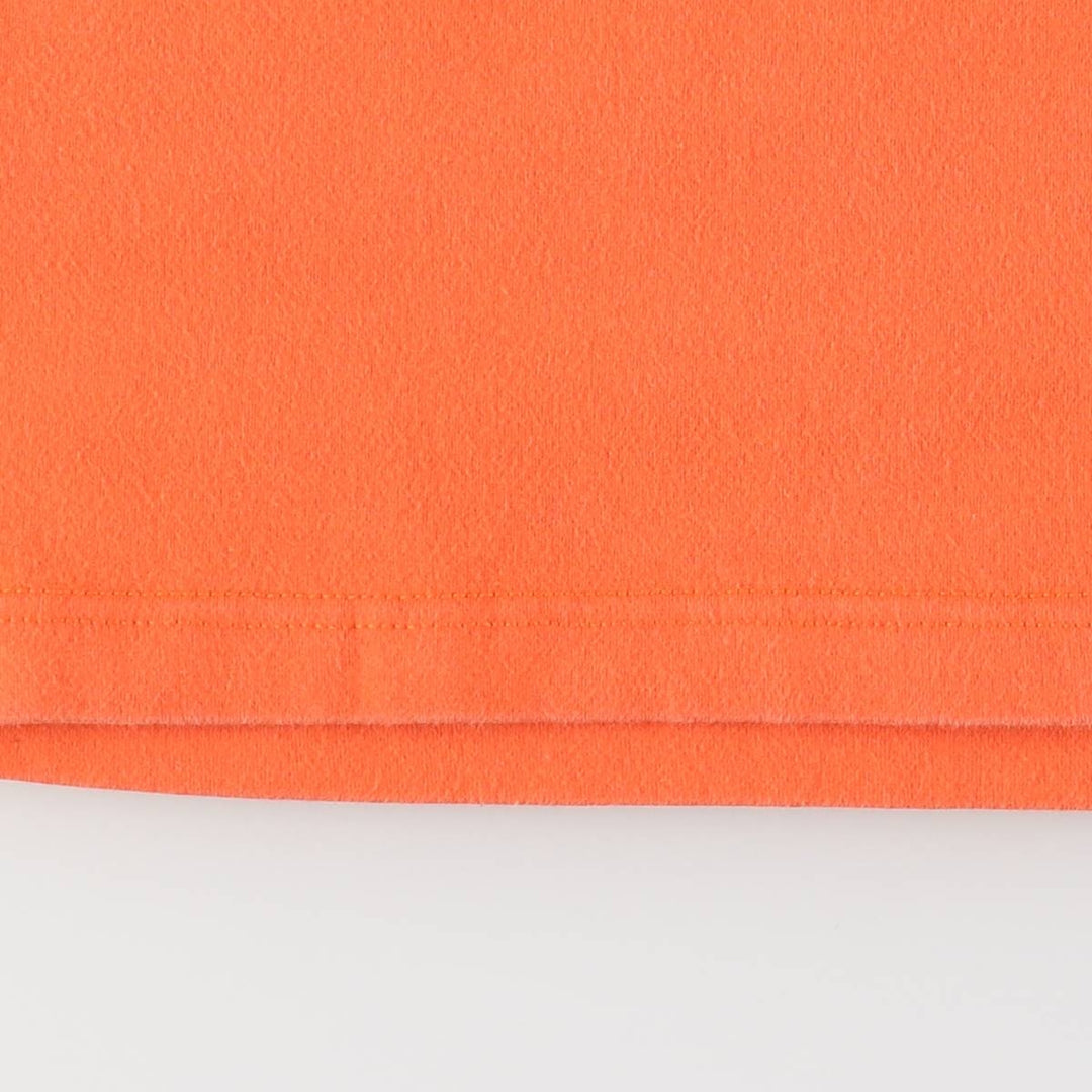 Harley-Davidson V-neck cropped tank top, Made in USA, Women's XL cotton orange type Vintage Second Hand