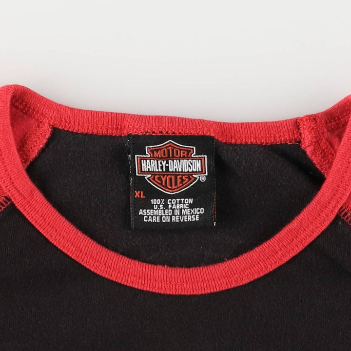 2000'S Harley-Davidson tank top, women's size XL cotton black type Vintage Second Hand