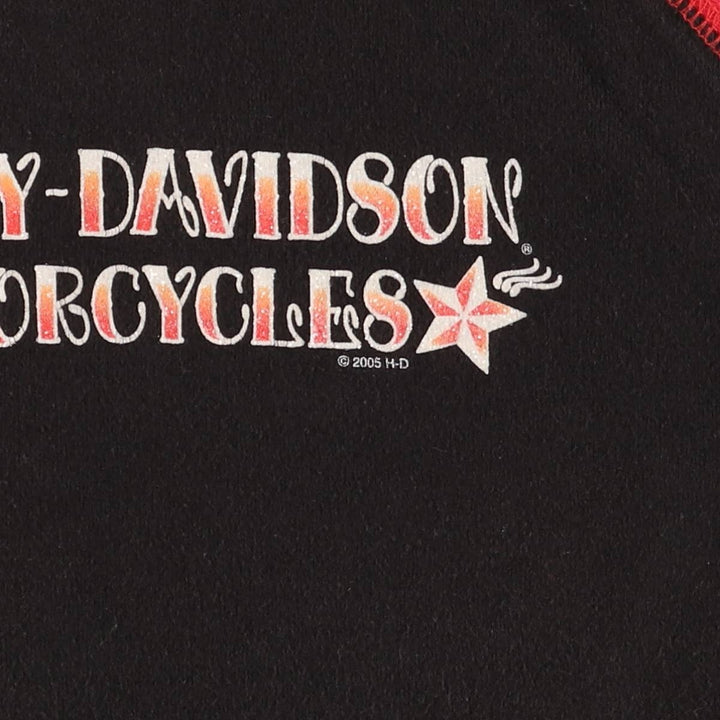 2000'S Harley-Davidson tank top, women's size XL cotton black type Vintage Second Hand