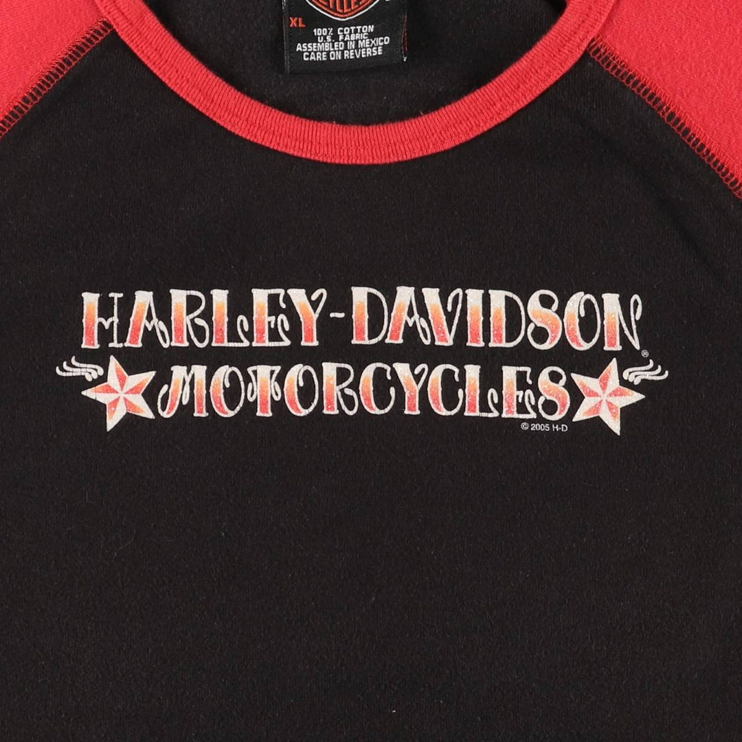 2000'S Harley-Davidson tank top, women's size XL cotton black type Vintage Second Hand