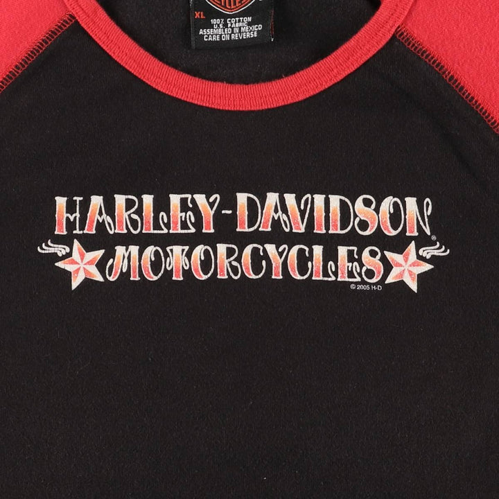 2000'S Harley-Davidson tank top, women's size XL cotton black type Vintage Second Hand
