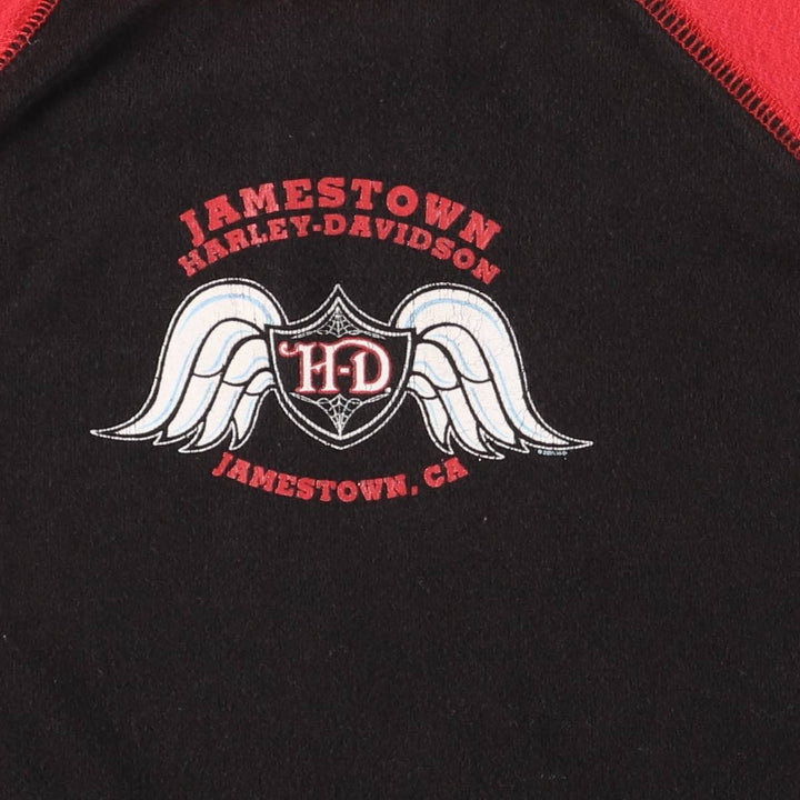 2000'S Harley-Davidson tank top, women's size XL cotton black type Vintage Second Hand