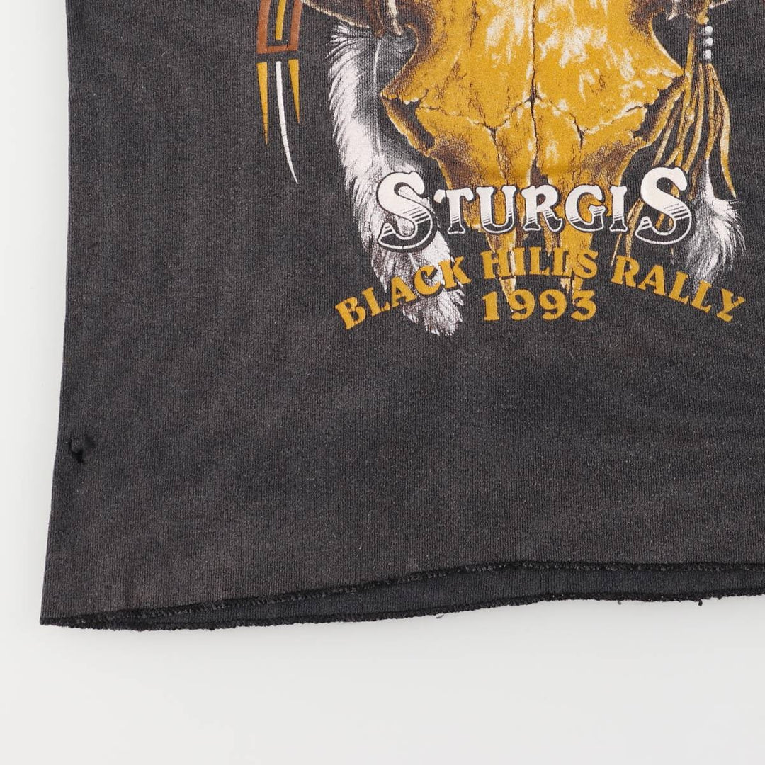 Vintage 90'S Harley-Davidson 3D Emblem Cropped Tank Top, Made in USA, Women's Size L polyester black type Vintage Second Hand