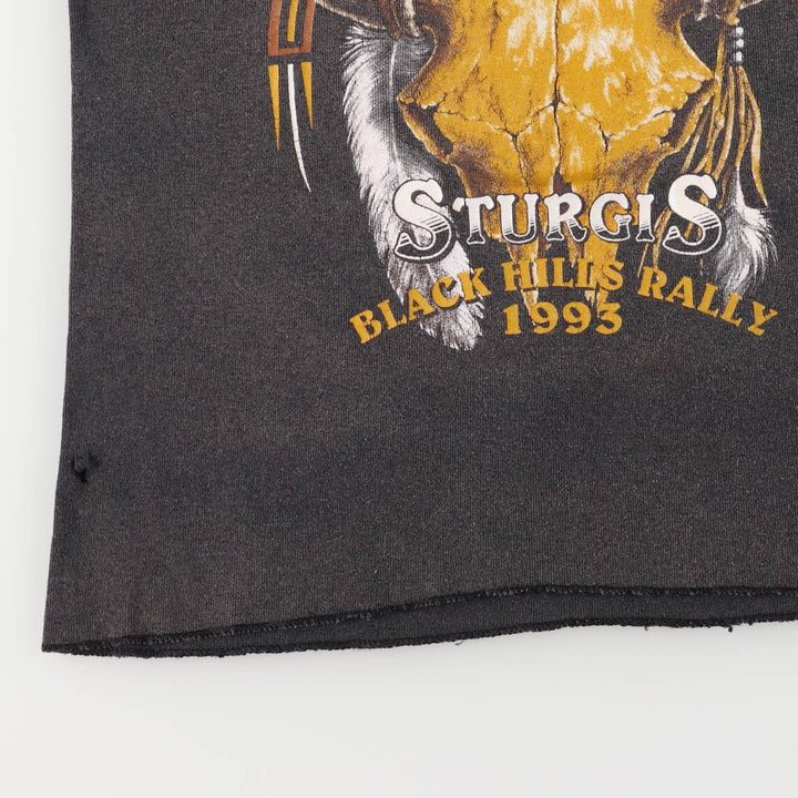 Vintage 90'S Harley-Davidson 3D Emblem Cropped Tank Top, Made in USA, Women's Size L polyester black type Vintage Second Hand