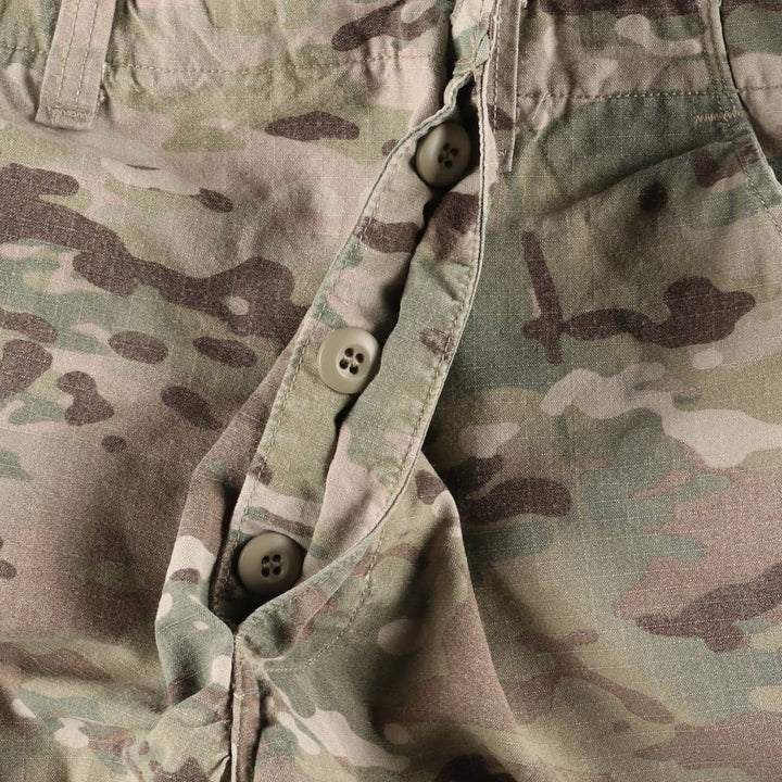 Genuine US military camouflage pattern multicam camo ripstop military cargo pants combat pants made in USA MEDIUM-REGULAR Rayon Khaki type Vintage Second Hand