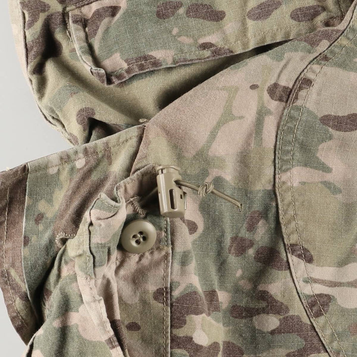 Genuine US military camouflage pattern multicam camo ripstop military cargo pants combat pants made in USA MEDIUM-REGULAR Rayon Khaki type Vintage Second Hand