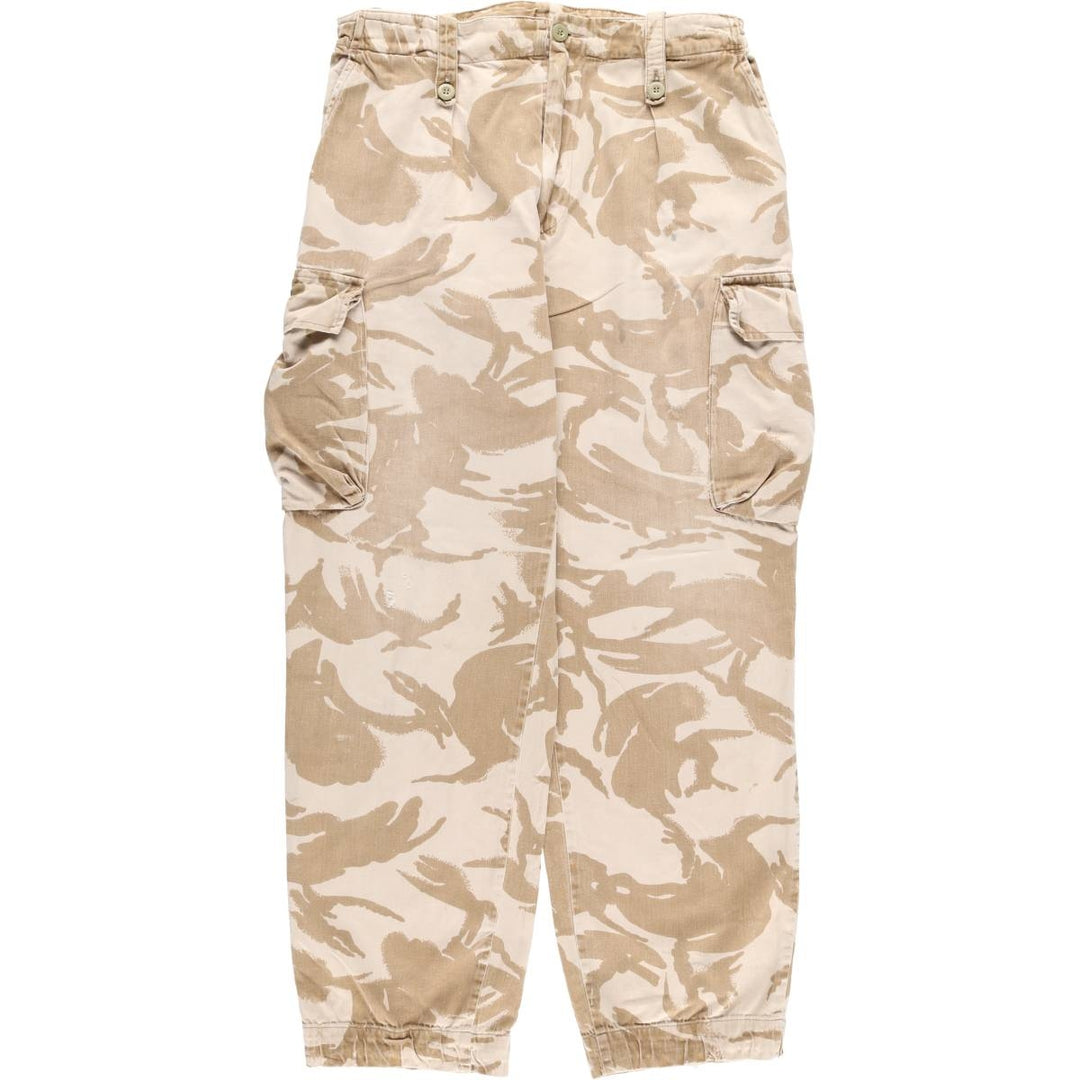 British Army Desert DPM Camo Military Cargo Pants, Combat Pants, Men's, Size W34 unclear Beige type Vintage Second Hand