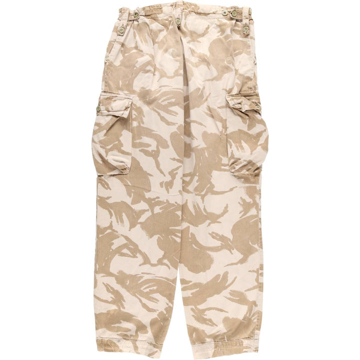 British Army Desert DPM Camo Military Cargo Pants, Combat Pants, Men's, Size W34 unclear Beige type Vintage Second Hand