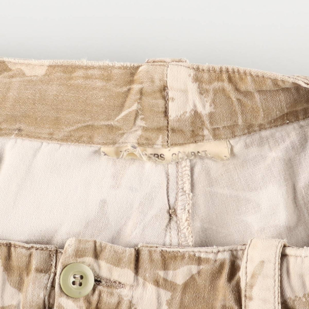 British Army Desert DPM Camo Military Cargo Pants, Combat Pants, Men's, Size W34 unclear Beige type Vintage Second Hand