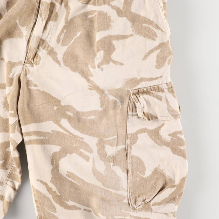 British Army Desert DPM Camo Military Cargo Pants, Combat Pants, Men's, Size W34 unclear Beige type Vintage Second Hand