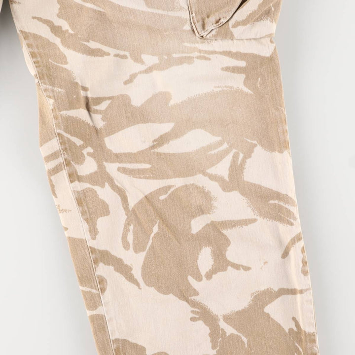 British Army Desert DPM Camo Military Cargo Pants, Combat Pants, Men's, Size W34 unclear Beige type Vintage Second Hand