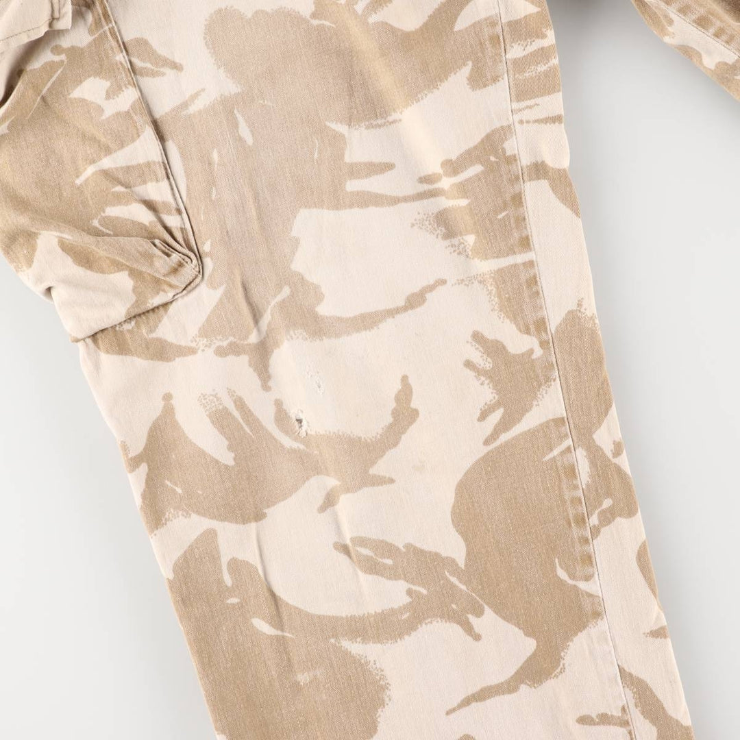 British Army Desert DPM Camo Military Cargo Pants, Combat Pants, Men's, Size W34 unclear Beige type Vintage Second Hand