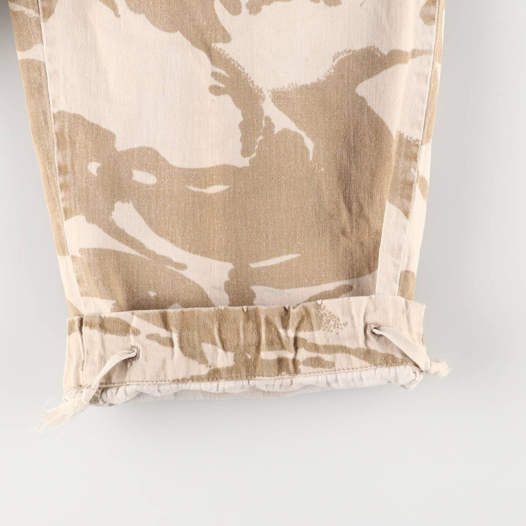British Army Desert DPM Camo Military Cargo Pants, Combat Pants, Men's, Size W34 unclear Beige type Vintage Second Hand