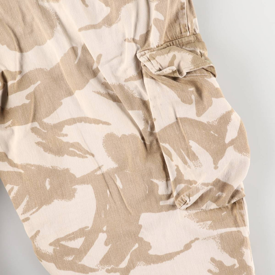 British Army Desert DPM Camo Military Cargo Pants, Combat Pants, Men's, Size W34 unclear Beige type Vintage Second Hand