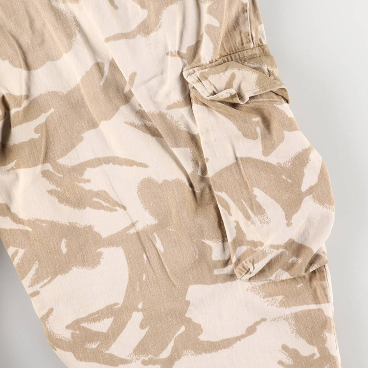 British Army Desert DPM Camo Military Cargo Pants, Combat Pants, Men's, Size W34 unclear Beige type Vintage Second Hand