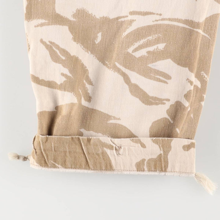 British Army Desert DPM Camo Military Cargo Pants, Combat Pants, Men's, Size W34 unclear Beige type Vintage Second Hand