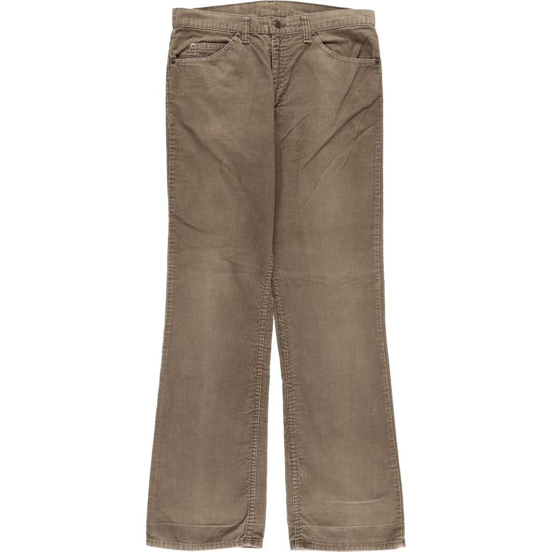 Vintage 1980'S Levi's 517-1529 white tab bootcut corduroy pants, men's size W34. unclear brown type Vintage Second Hand