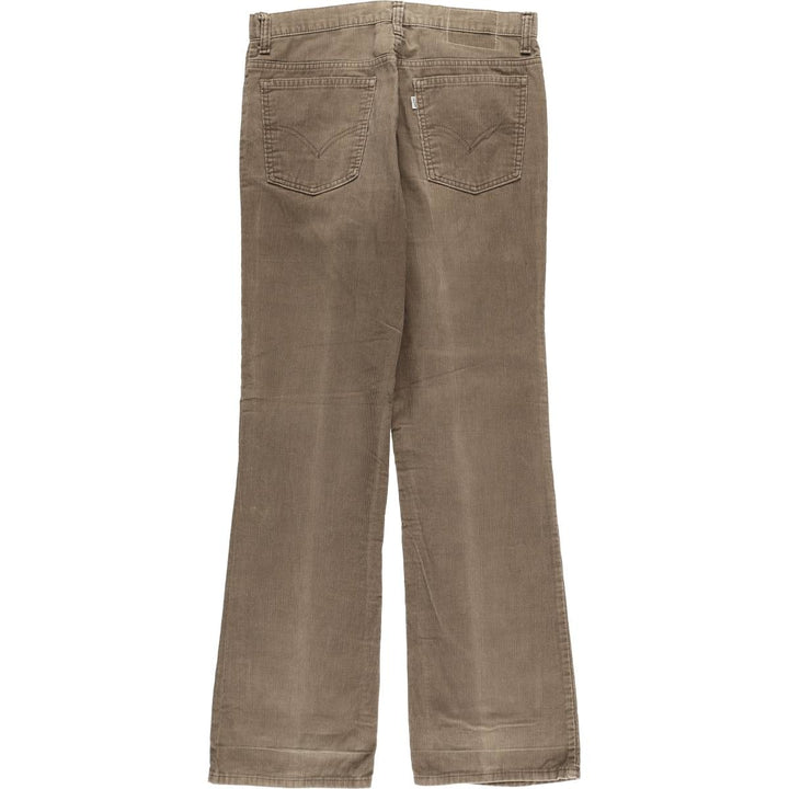 Vintage 1980'S Levi's 517-1529 white tab bootcut corduroy pants, men's size W34. unclear brown type Vintage Second Hand