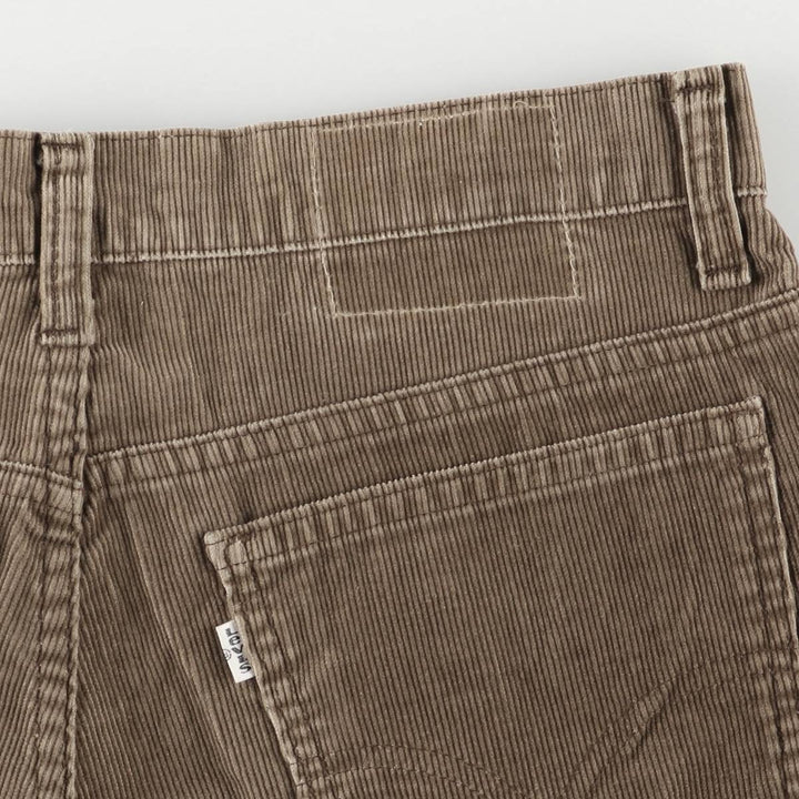 Vintage 1980'S Levi's 517-1529 white tab bootcut corduroy pants, men's size W34. unclear brown type Vintage Second Hand