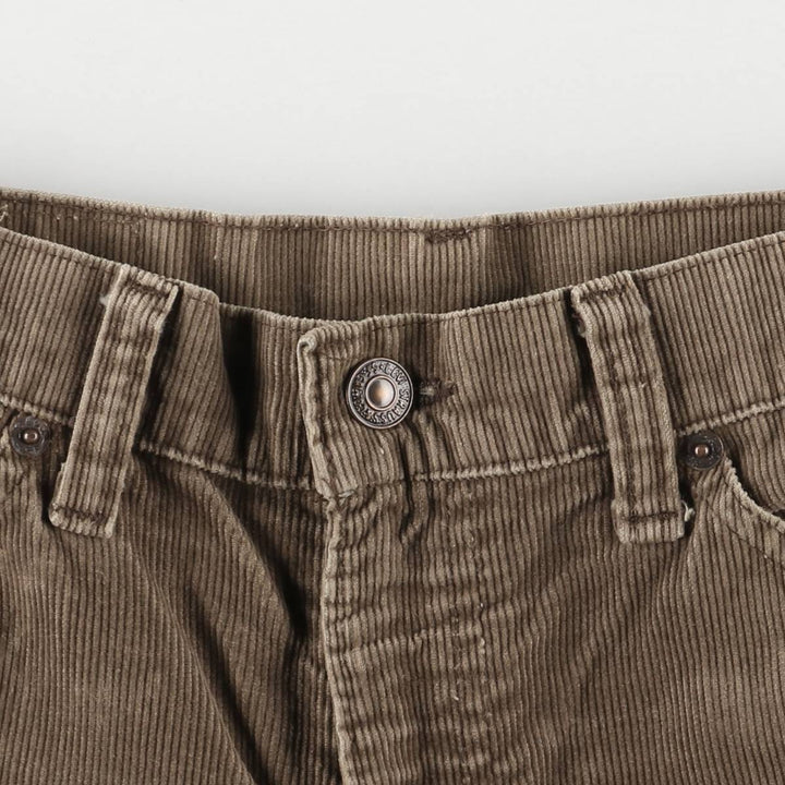 Vintage 1980'S Levi's 517-1529 white tab bootcut corduroy pants, men's size W34. unclear brown type Vintage Second Hand