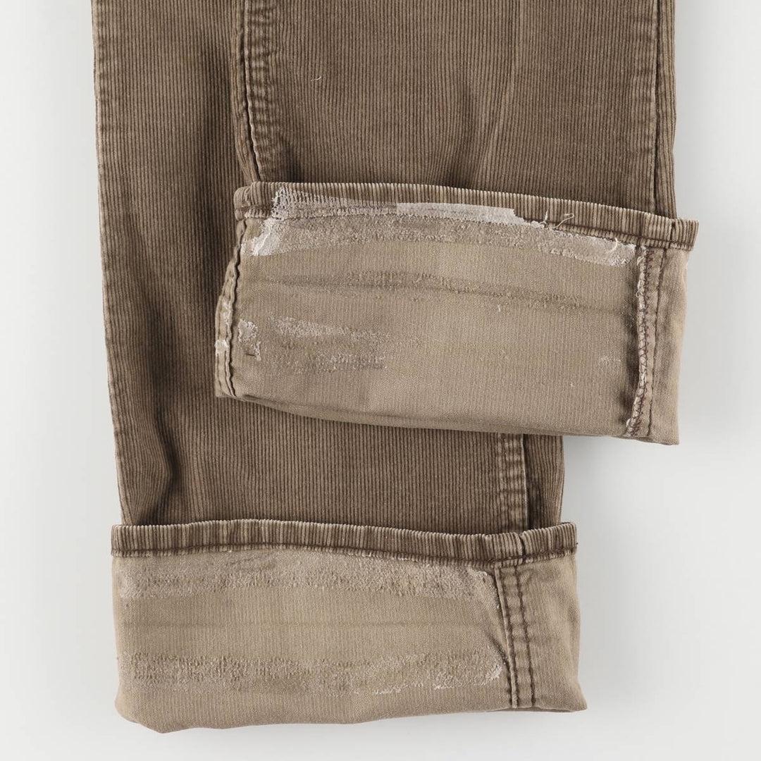 Vintage 1980'S Levi's 517-1529 white tab bootcut corduroy pants, men's size W34. unclear brown type Vintage Second Hand