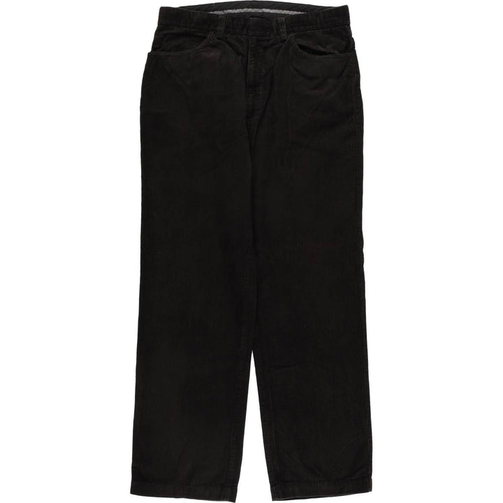 Calvin Klein corduroy pants for men, size W33 cotton black type Vintage Second Hand